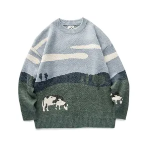 Année 70 pull homme