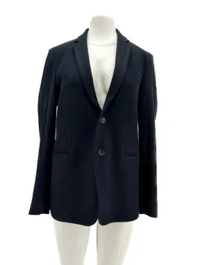 Blazer gaufré marine