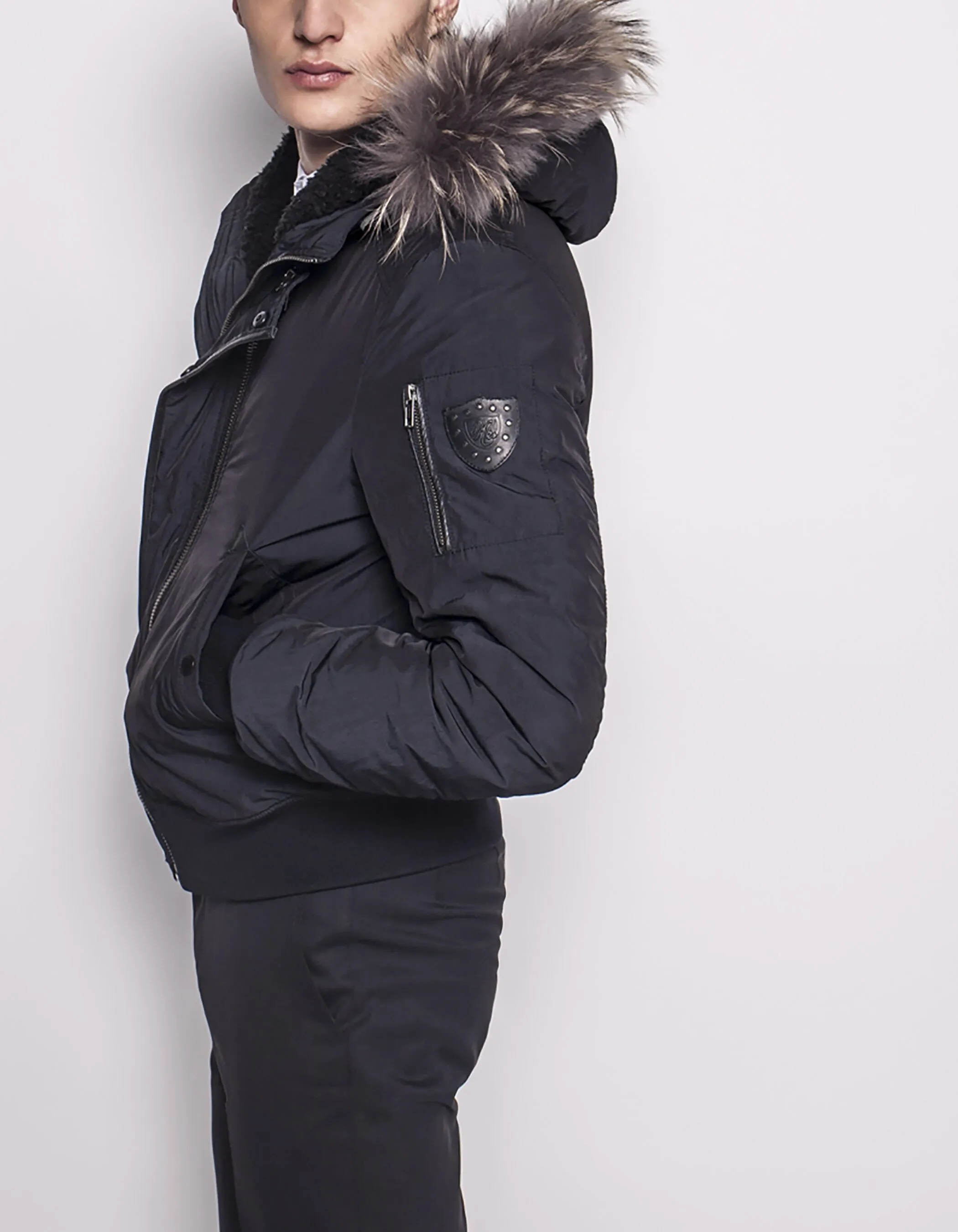 Blouson à capuche homme