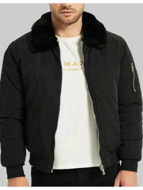 Blouson Bomber Kebello - Noir Noir