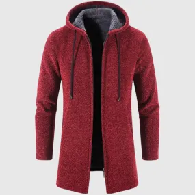 Caesar | Woolen Hooded Jacket