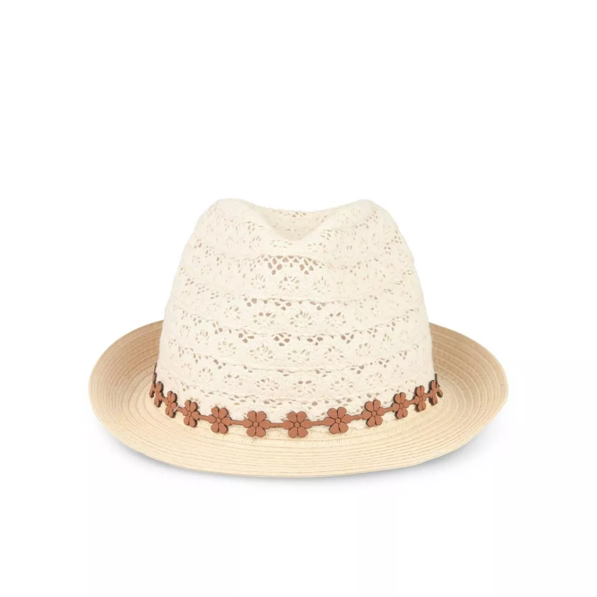 Chapeau BEIGE LOVELY SKULL