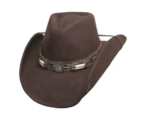 Chapeau country Skynard - 0445CH - marron chocolat 