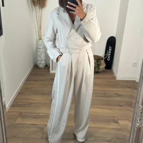 ENSEMBLE BLAZER STREETWEAR BEIGE