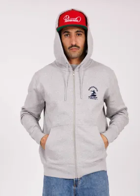 Hoodie zippé grey - dark Easysurf