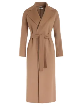 Max Mara Manteau de robe de chambre Poldo de couleur camel S