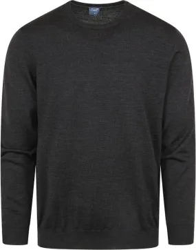 Olymp Pull Col O Wool Anthracite 015011-69 commander en lign