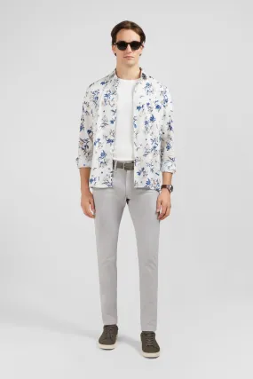 Pantalon chino gris