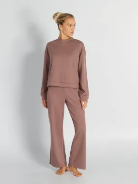 Pantalon côtelé - Violet