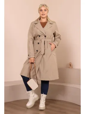 Plus Size Trench coat