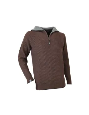 Pull Col Montant en Laine