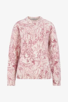 Pull imprimé Toile de Jouy Boyfriend