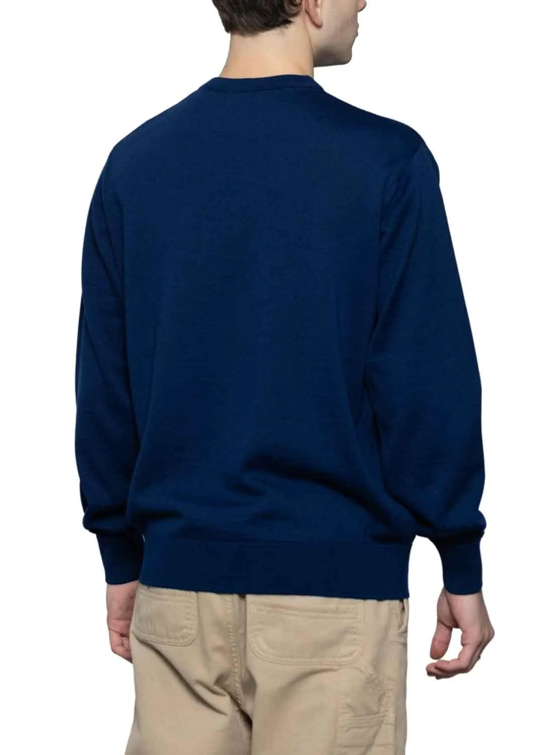 Pull Klout Basic Bleu pour Homme