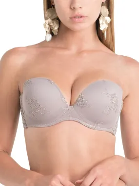 Soutien-gorge bandeau Honeymoon vison - Marron