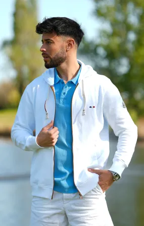 Sweat zip capuche homme GUSTAVE BLANC