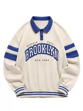 Sweatshirt Vintage Bleu