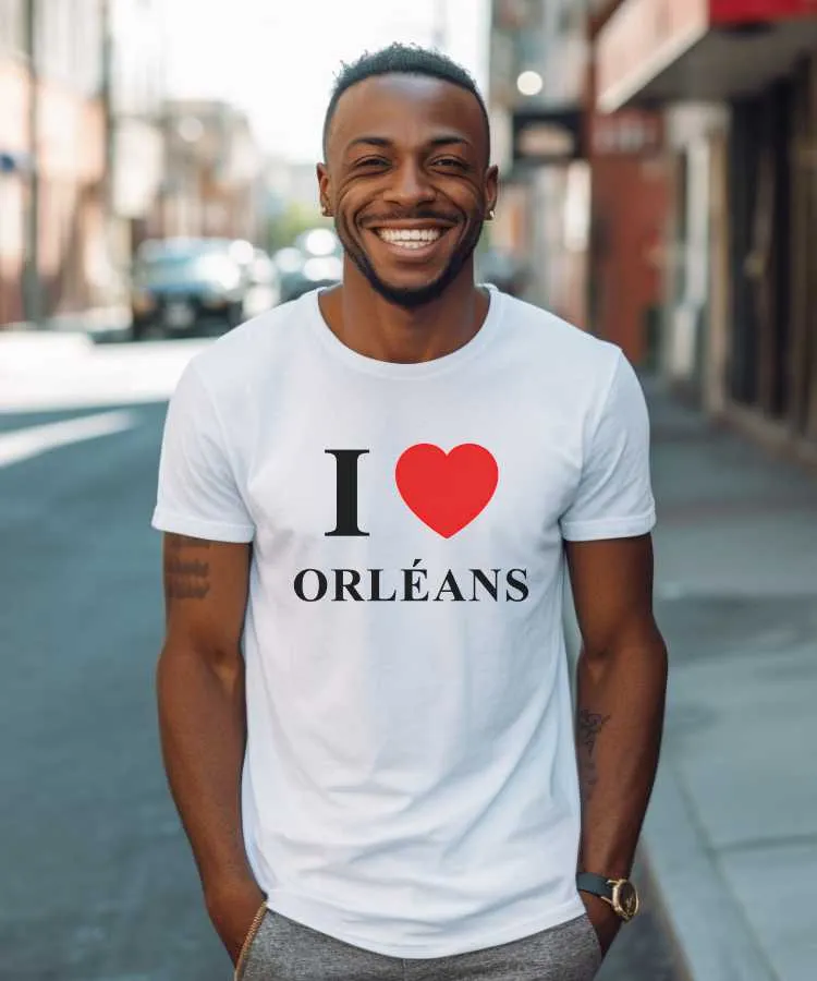 T-Shirt I love Orléans