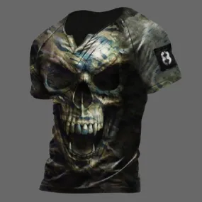 T-shirt roots tête de mort