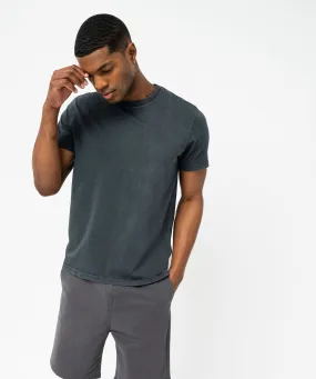 tee-shirt a manches courtes uni homme noir tee-shirts