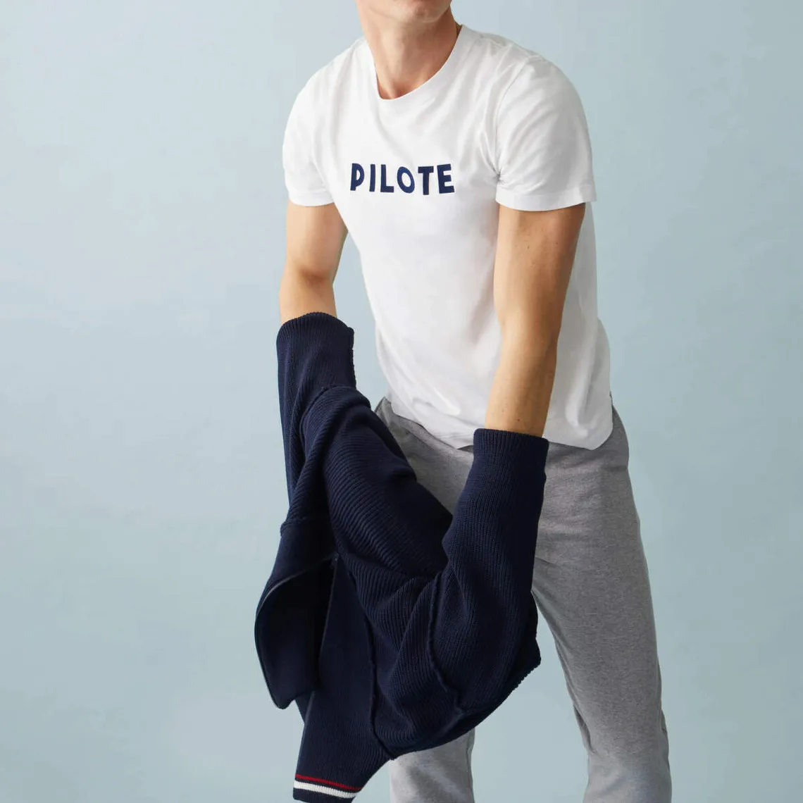 Tee-shirts Manches Courtes blanc en coton Le Slip Français - Pyjama & Peignoir Homme sur MenCorner