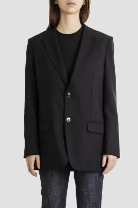 Veste noire deux boutons